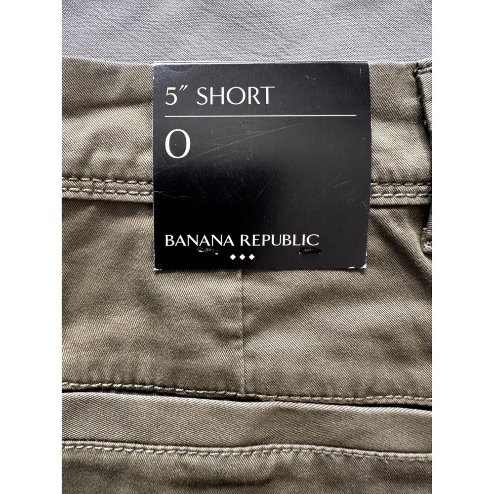 Banana Republic Womens Olive Green Cutoff Shorts NWT Size 0 - Picture 5 of 8